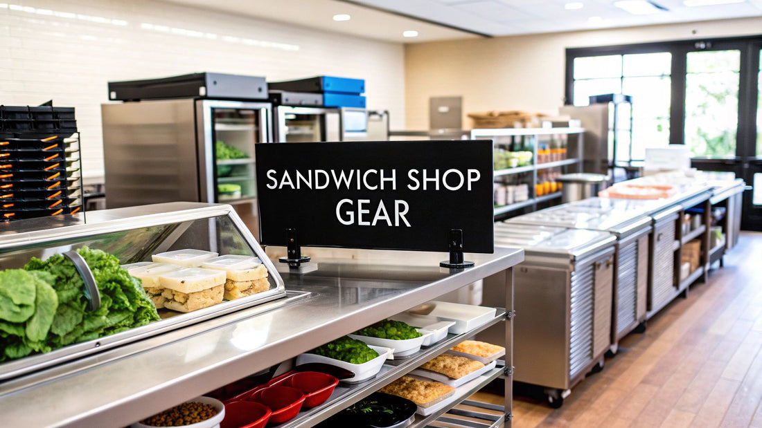 The Ultimate Sandwich Shop Equipment List for 2025
