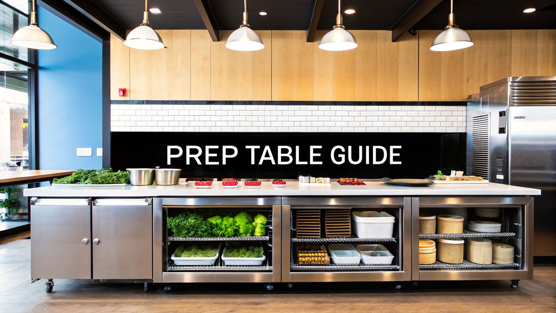 A Guide to Commercial Refrigerated Prep Tables