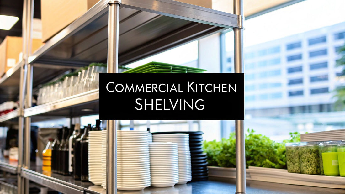A Guide to Commercial Kitchen Shelving