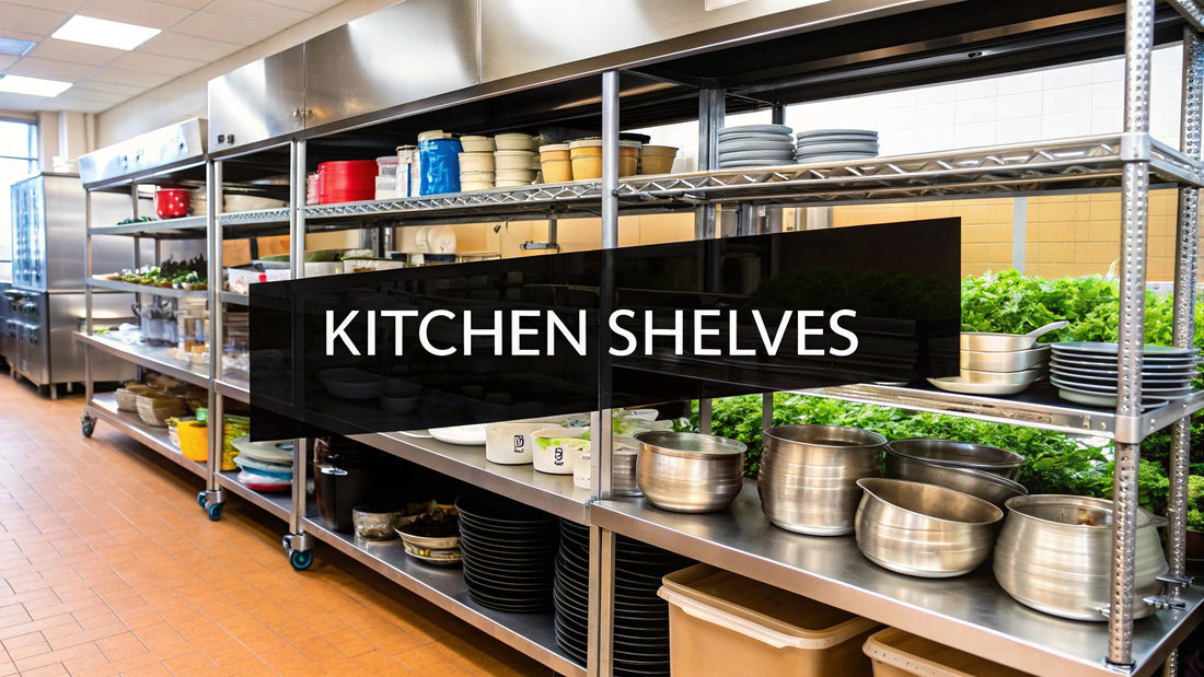 Choosing Commercial Kitchen Shelves For Your Space