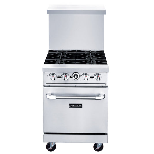 Dukers DCR24-4B 4 Burner Range