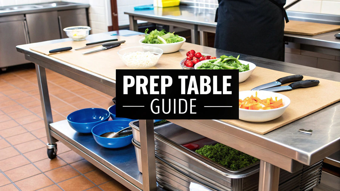 restaurant preparation table: Pick the Best for Your Kitchen