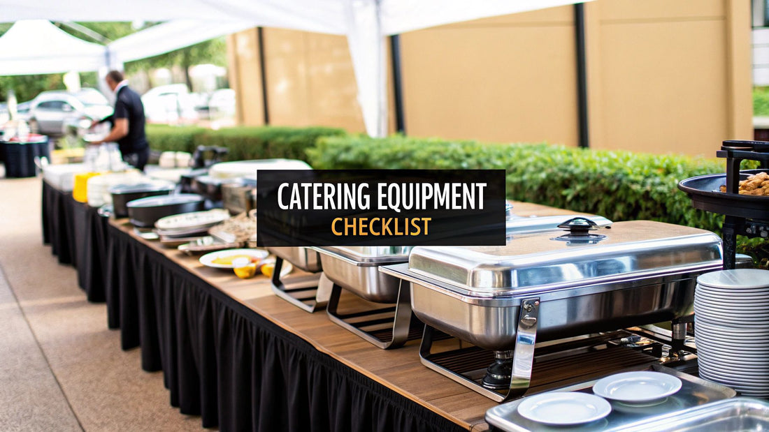 Your Essential Catering Equipment Checklist
