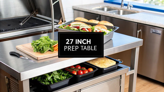 A Practical Guide to 27 Inch Sandwich Prep Tables