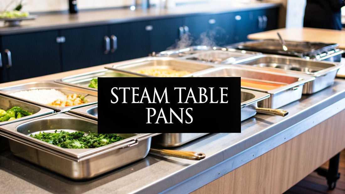A Guide to Steam Table Pans Sizes and Materials
