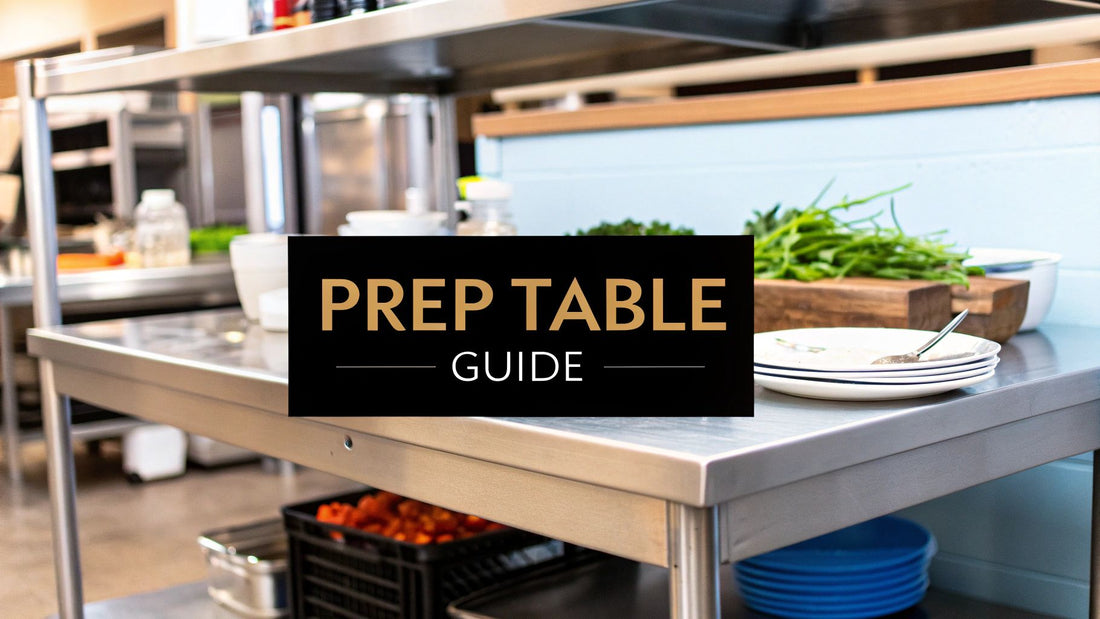 Choosing Your Commercial Stainless Steel Prep Table