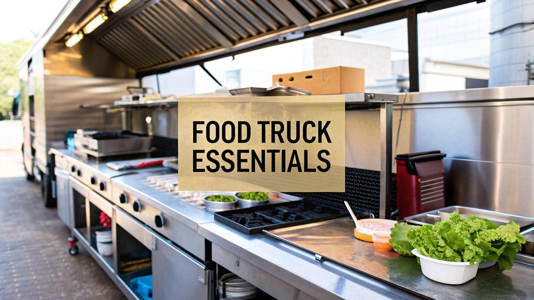 Food Truck Kitchen Equipment Your Essential Guide