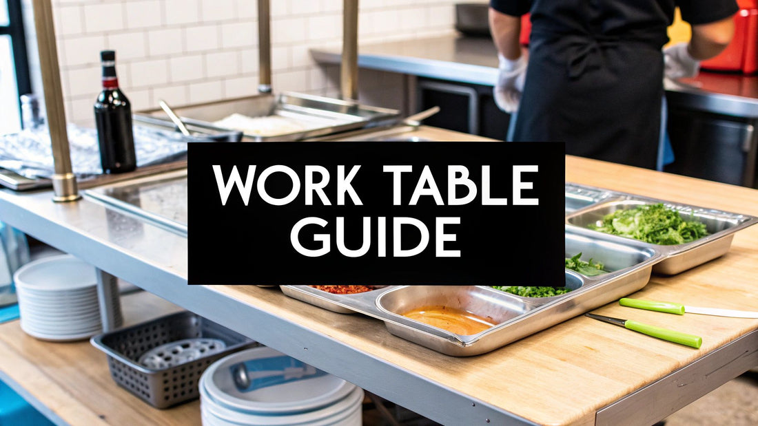Your Guide to Stainless Steel Work Tables