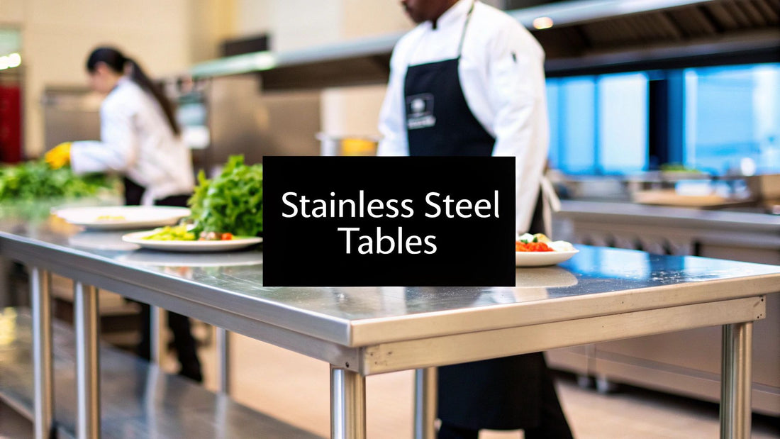 Your Guide to Commercial Stainless Steel Tables