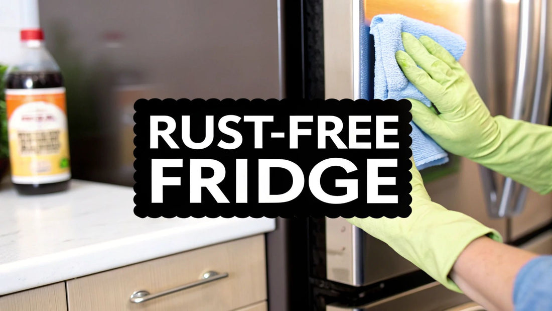 How to Get Rust Off Stainless Steel Fridge Quickly & Safely