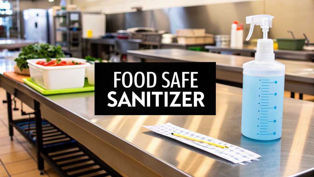 Your Essential Guide to Food Safe Sanitizer