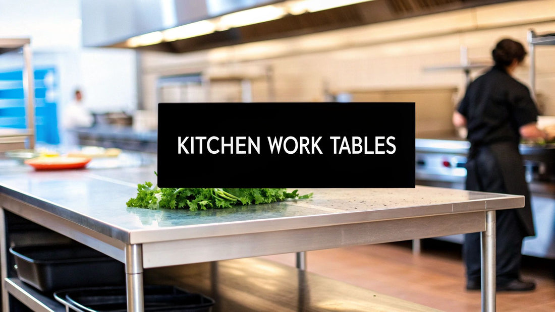 Choosing Kitchen Stainless Steel Work Tables