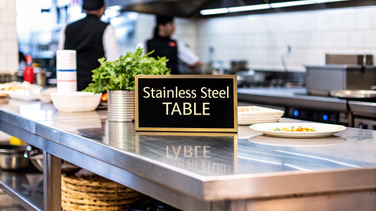 Your Guide to Choosing the Perfect Kitchen Work Table Stainless Steel