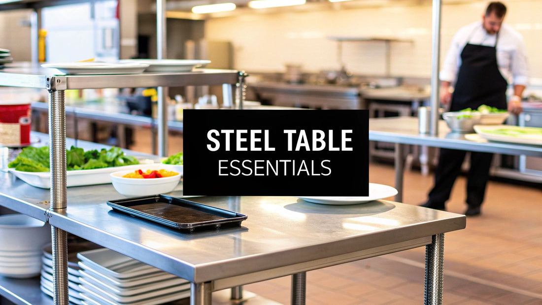 A Practical Guide to Stainless Steel Kitchen Work Tables