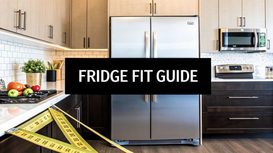 A Guide to Under Counter Refrigerator Sizes and Prep Tables