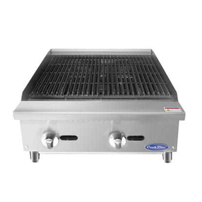 Atosa ATCB-24-NG 24-inch Natural Gas Lava Rock Charbroiler