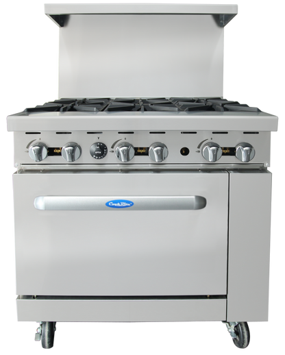 Atosa AGR-6B-LP 6 Burner Natural Gas Range