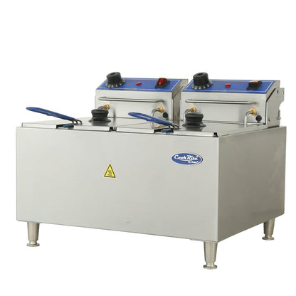 Atosa ACEF-32 32lb Electric Countertop Fryer Dual Tank