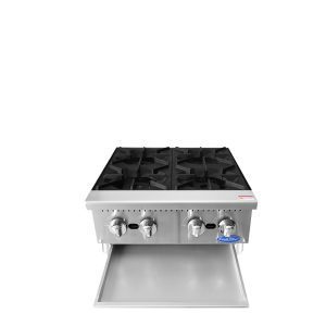 Atosa ACHP-4-NG 24 inch 4 Burner Natural Gas Hot Plate